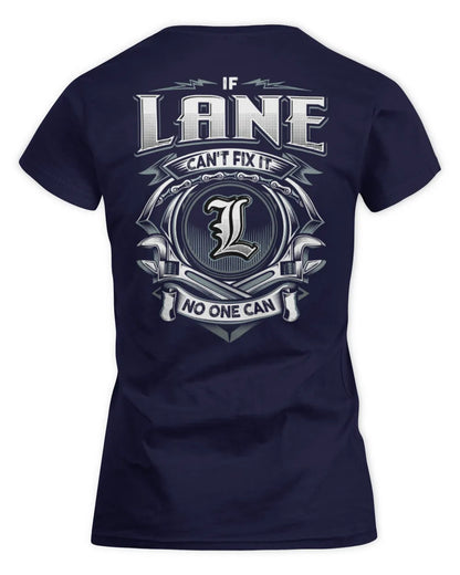 LANE AP81-K4-626 - Personalized Ahmed Quote Apparel “If Ahmed Can't Fix It, No One Can” - Women's Standard T-Shirt - Navy