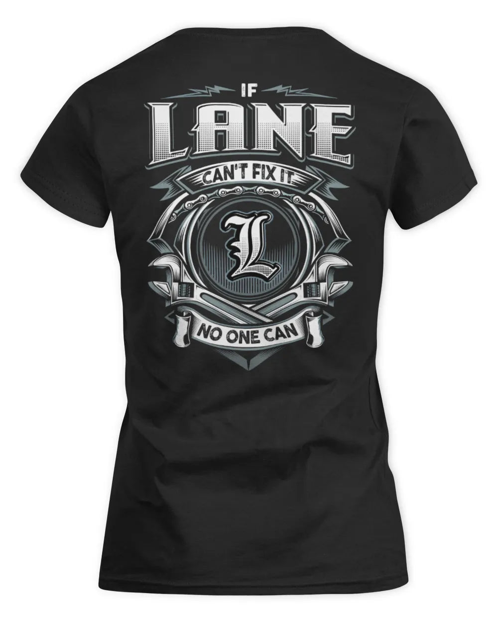 LANE AP81-K4-626 - Personalized Ahmed Quote Apparel “If Ahmed Can't Fix It, No One Can” - Women's Standard T-Shirt - Black
