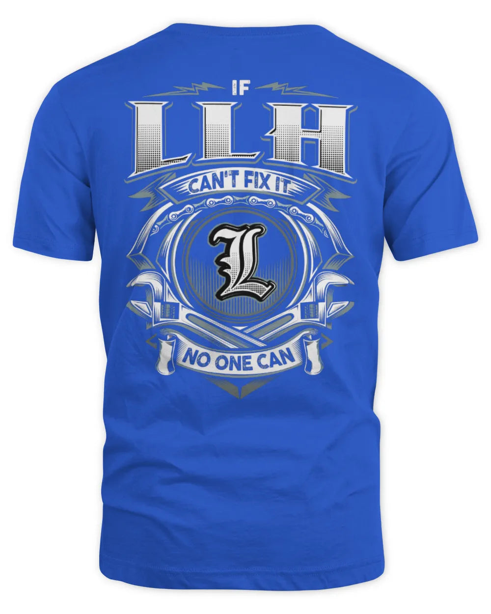 LLH AP81-K4-626 - Personalized Ahmed Quote Apparel “If Ahmed Can't Fix It, No One Can” - Unisex Standard T-Shirt - Royal