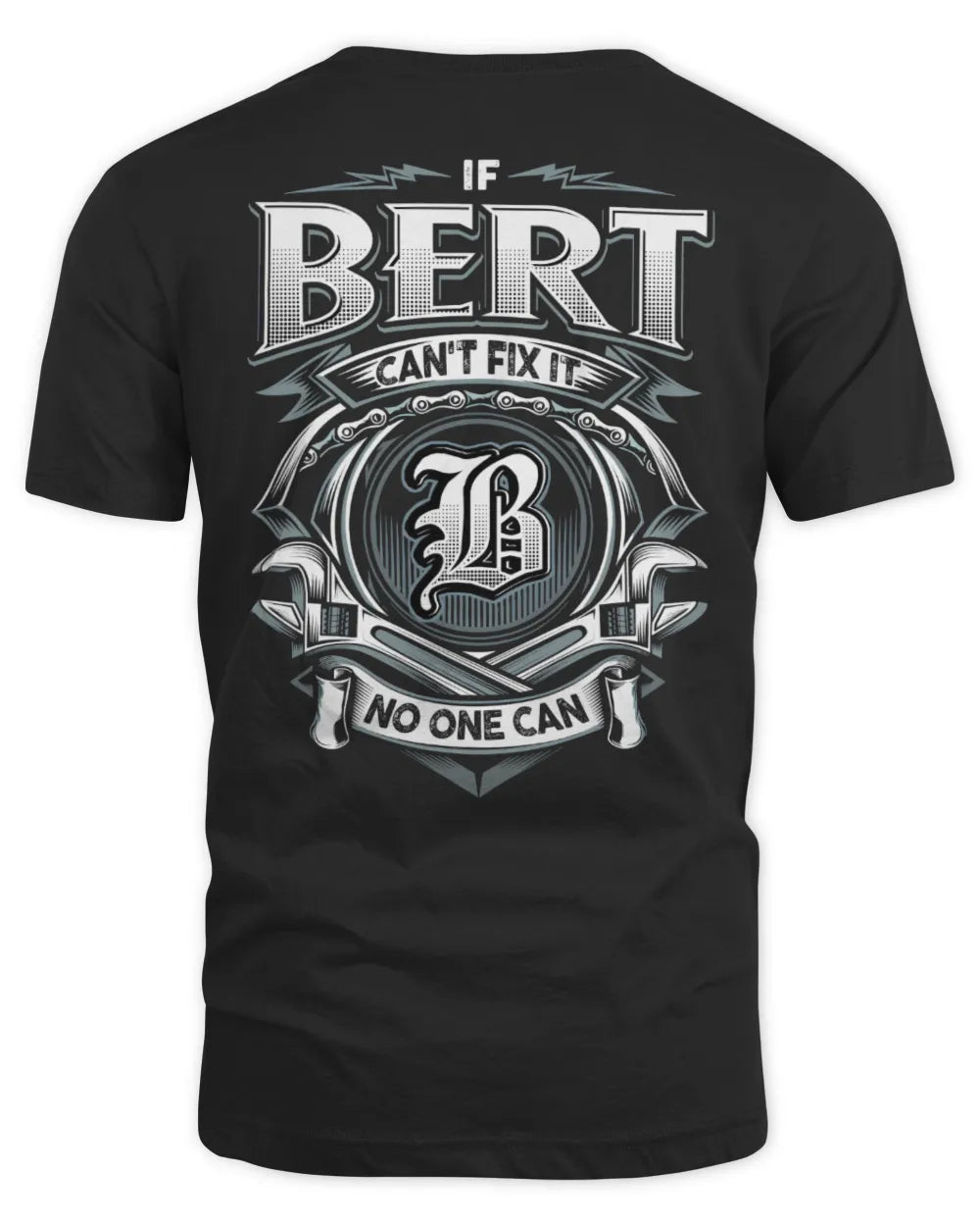 BERT AP81-K4-626 - Personalized Ahmed Quote Apparel “If Ahmed Can't Fix It, No One Can” - Unisex Standard T-Shirt - Black