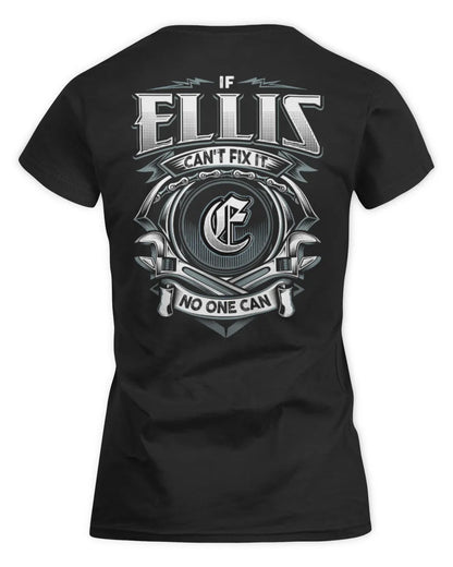 ELLIS AP81-K4-626 - Personalized Ahmed Quote Apparel “If Ahmed Can't Fix It, No One Can” - Women's Standard T-Shirt - Black