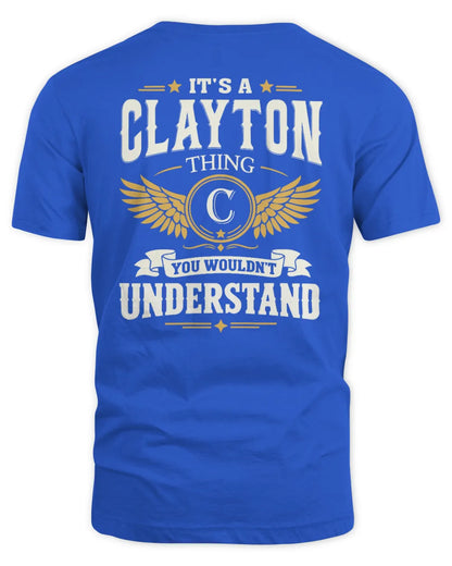 CLAYTON KT06-M008 It’s a [NAME] Thing – You Wouldn’t Understand | Personalized Vintage T-Shirt - Unisex Standard T-Shirt - Royal