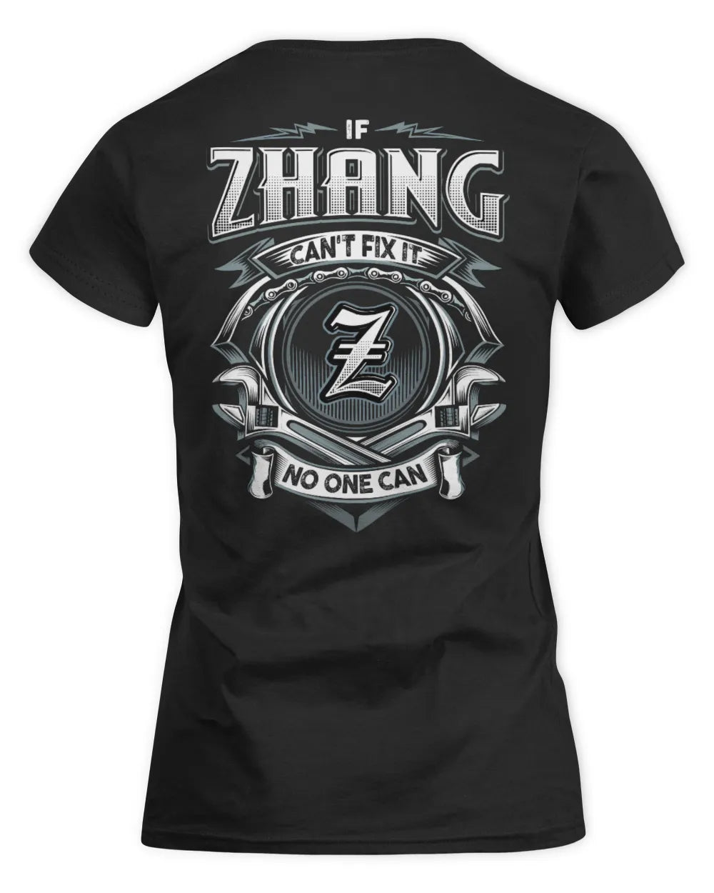 ZHANG AP81-K4-626 - Personalized Ahmed Quote Apparel “If Ahmed Can't Fix It, No One Can” - Women's Standard T-Shirt - Black
