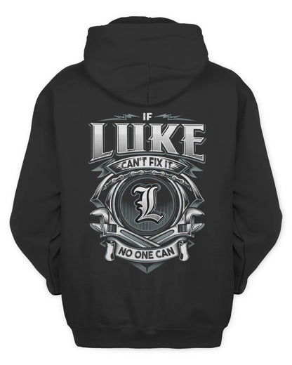 LUKE AP81-K4-626 - Personalized Ahmed Quote Apparel “If Ahmed Can't Fix It, No One Can” - Unisex Hoodie - Black