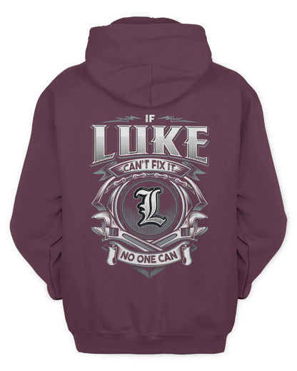 LUKE AP81-K4-626 - Personalized Ahmed Quote Apparel “If Ahmed Can't Fix It, No One Can” - Unisex Hoodie - Maroon