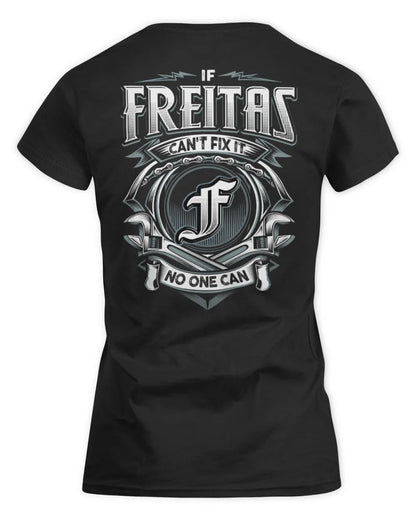 FREITAS AP81-K4-626 - Personalized Ahmed Quote Apparel “If Ahmed Can't Fix It, No One Can” - Women's Standard T-Shirt - Black