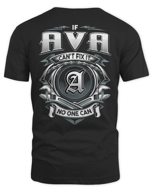 AVA AP81-K4-626 - Personalized Ahmed Quote Apparel “If Ahmed Can't Fix It, No One Can” - Unisex Standard T-Shirt - Black