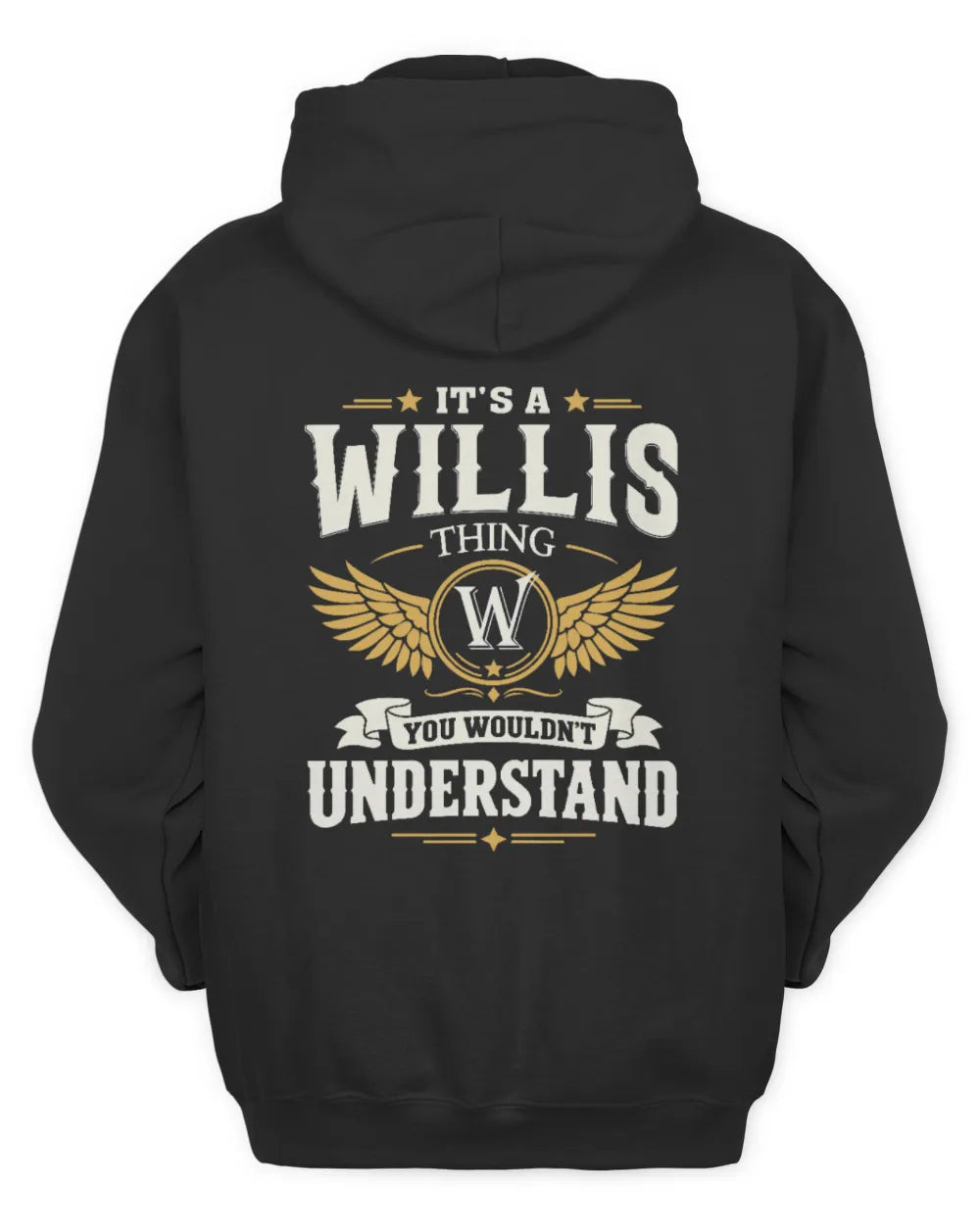 WILLIS KT06-M008 It’s a [NAME] Thing – You Wouldn’t Understand | Personalized Vintage T-Shirt - Unisex Hoodie - Black