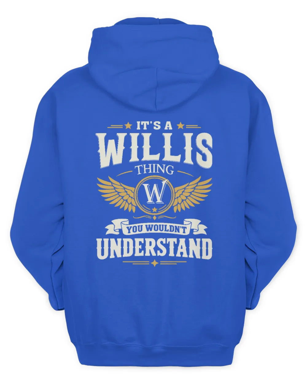 WILLIS KT06-M008 It’s a [NAME] Thing – You Wouldn’t Understand | Personalized Vintage T-Shirt - Unisex Hoodie - Royal