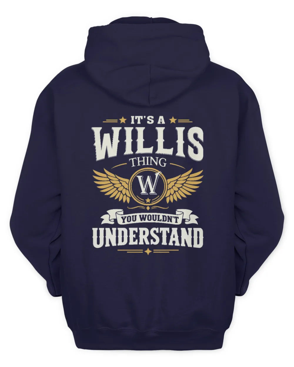 WILLIS KT06-M008 It’s a [NAME] Thing – You Wouldn’t Understand | Personalized Vintage T-Shirt - Unisex Hoodie - Navy