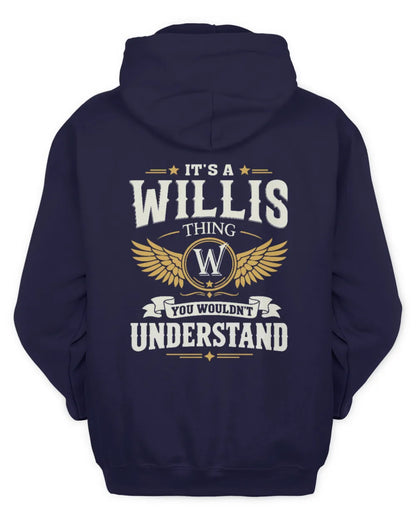 WILLIS KT06-M008 It’s a [NAME] Thing – You Wouldn’t Understand | Personalized Vintage T-Shirt - Unisex Hoodie - Navy