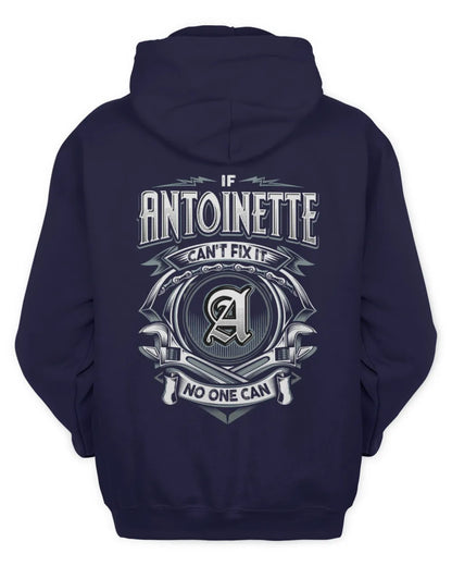 ANTOINETTE AP81-K4-626 - Personalized Ahmed Quote Apparel “If Ahmed Can't Fix It, No One Can” - Unisex Hoodie - Navy
