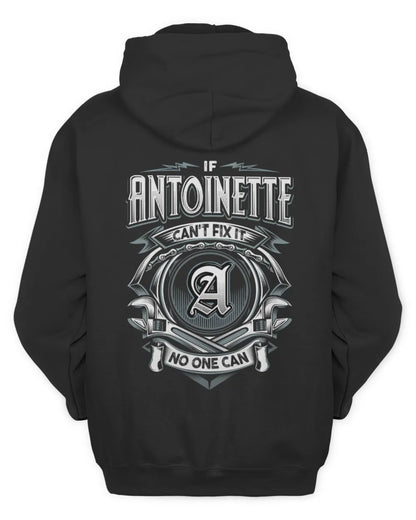 ANTOINETTE AP81-K4-626 - Personalized Ahmed Quote Apparel “If Ahmed Can't Fix It, No One Can” - Unisex Hoodie - Black