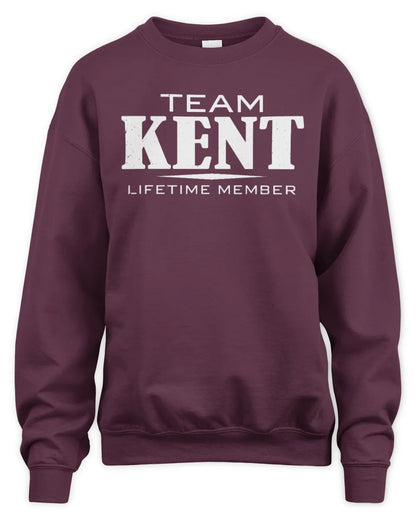 KENT BL62-K4-128 - Personalized “Team NAME Lifetime Member” - Unisex Sweatshirt - Maroon