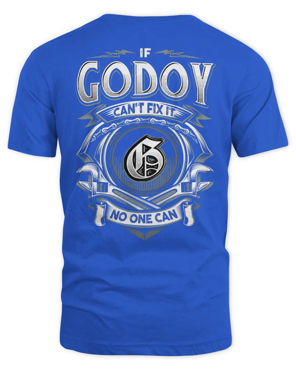GODOY AP81-K4-626 - Personalized Ahmed Quote Apparel “If Ahmed Can't Fix It, No One Can” - Unisex Standard T-Shirt - Royal
