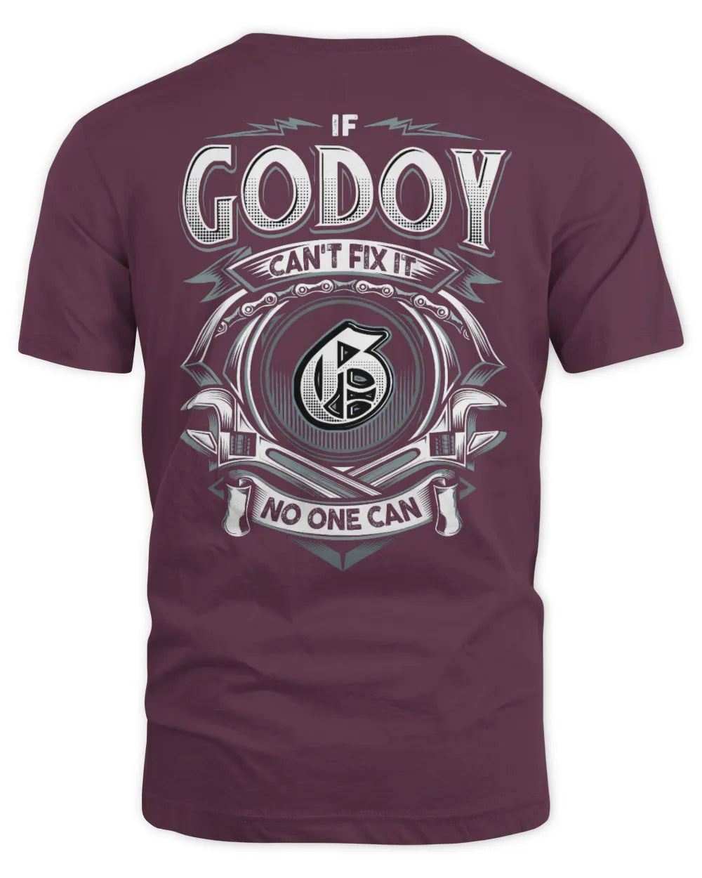 GODOY AP81-K4-626 - Personalized Ahmed Quote Apparel “If Ahmed Can't Fix It, No One Can” - Unisex Standard T-Shirt - Maroon