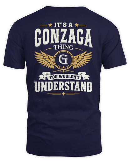 GONZAGA KT06-M008 It’s a [NAME] Thing – You Wouldn’t Understand | Personalized Vintage T-Shirt - Unisex Standard T-Shirt - Navy