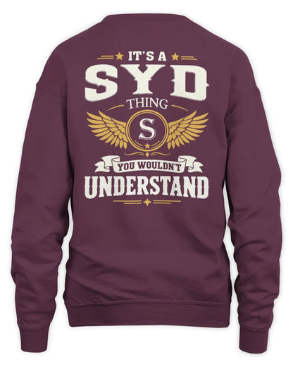 SYD KT06-M008 It’s a [NAME] Thing – You Wouldn’t Understand | Personalized Vintage T-Shirt - Unisex Sweatshirt - Maroon