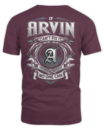 ARVIN AP81-K4-626 - Personalized Ahmed Quote Apparel “If Ahmed Can't Fix It, No One Can” - Unisex Standard T-Shirt - Maroon