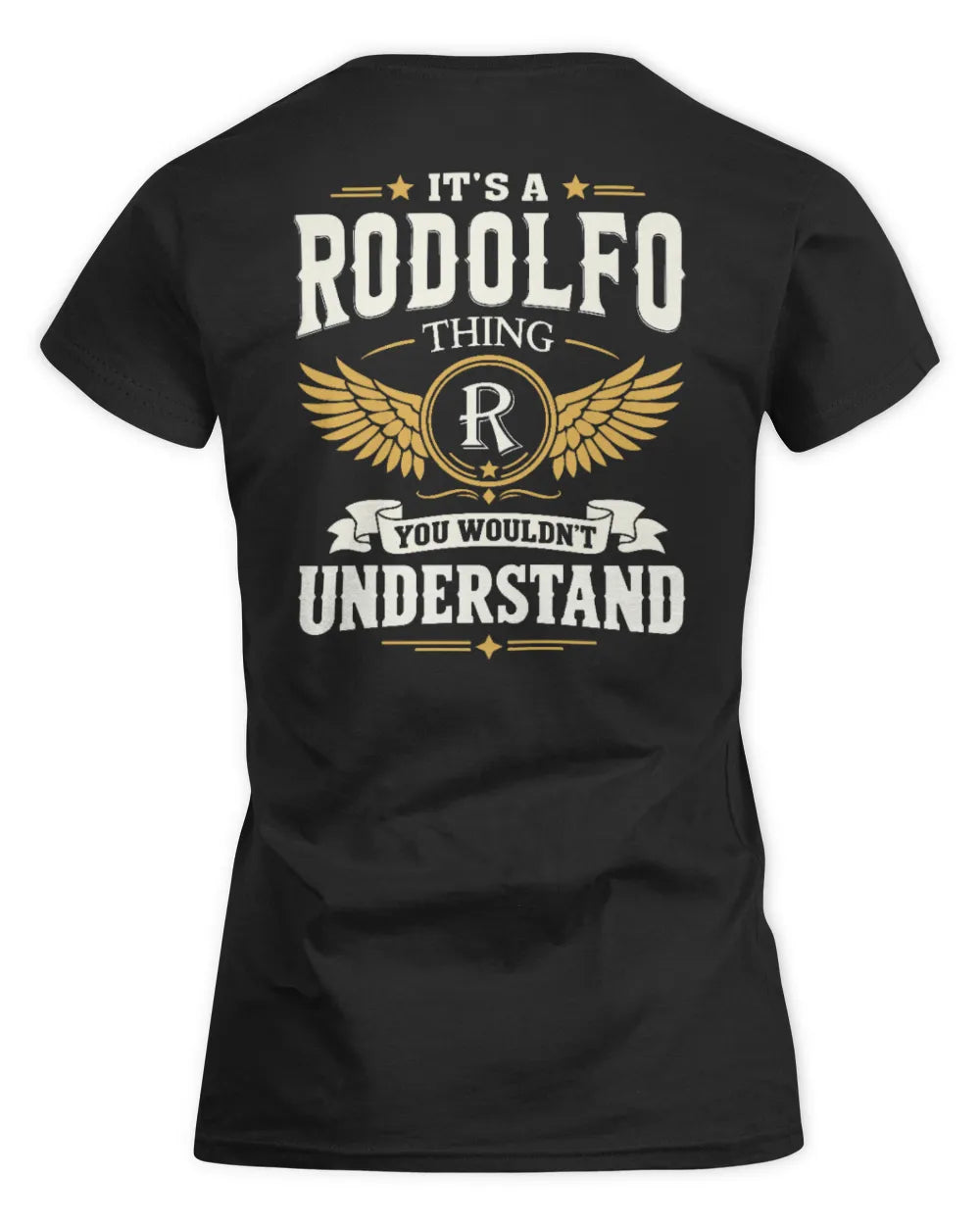 RODOLFO KT06-M008 It’s a [NAME] Thing – You Wouldn’t Understand | Personalized Vintage T-Shirt - Women's Standard T-Shirt - Black
