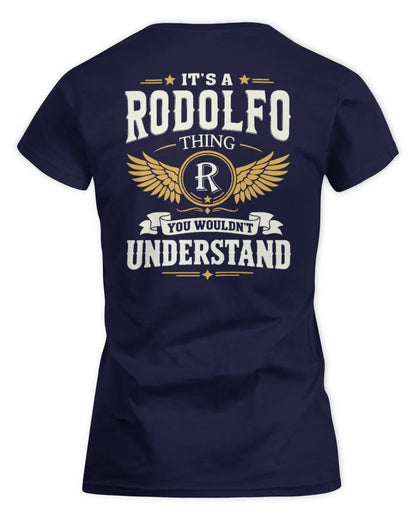 RODOLFO KT06-M008 It’s a [NAME] Thing – You Wouldn’t Understand | Personalized Vintage T-Shirt - Women's Standard T-Shirt - Navy