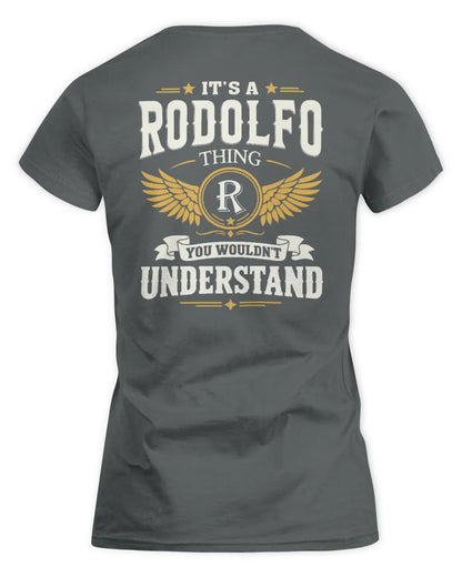 RODOLFO KT06-M008 It’s a [NAME] Thing – You Wouldn’t Understand | Personalized Vintage T-Shirt - Women's Standard T-Shirt - Charcoal