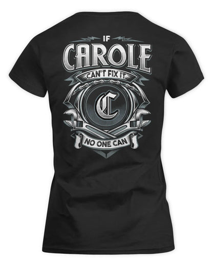 CAROLE AP81-K4-626 - Personalized Ahmed Quote Apparel “If Ahmed Can't Fix It, No One Can” - Women's Standard T-Shirt - Black