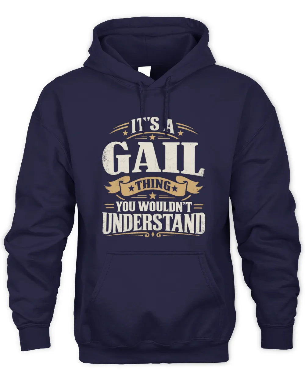 GAIL P08 TH51 - Personalized “It’s a/an [NAME] Thing – You Wouldn’t Understand” Shirt - Unisex Hoodie - Navy