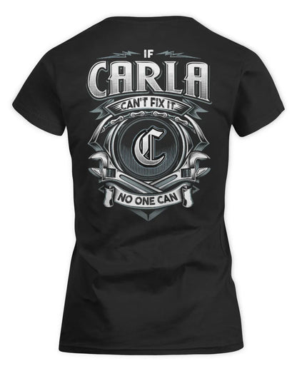 CARLA AP81-K4-626 - Personalized Ahmed Quote Apparel “If Ahmed Can't Fix It, No One Can” - Women's Standard T-Shirt - Black