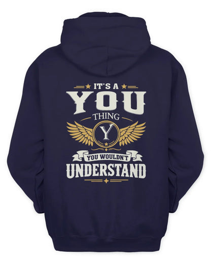 YOU KT06-M008 It’s a [NAME] Thing – You Wouldn’t Understand | Personalized Vintage T-Shirt - Unisex Hoodie - Navy