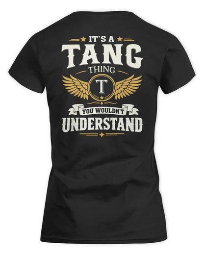 TANG KT06-M008 It’s a [NAME] Thing – You Wouldn’t Understand | Personalized Vintage T-Shirt - Women's Standard T-Shirt - Black