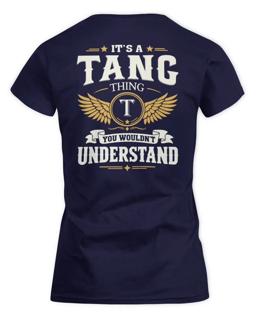 TANG KT06-M008 It’s a [NAME] Thing – You Wouldn’t Understand | Personalized Vintage T-Shirt - Women's Standard T-Shirt - Navy