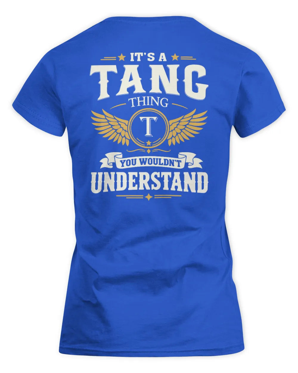 TANG KT06-M008 It’s a [NAME] Thing – You Wouldn’t Understand | Personalized Vintage T-Shirt - Women's Standard T-Shirt - Royal