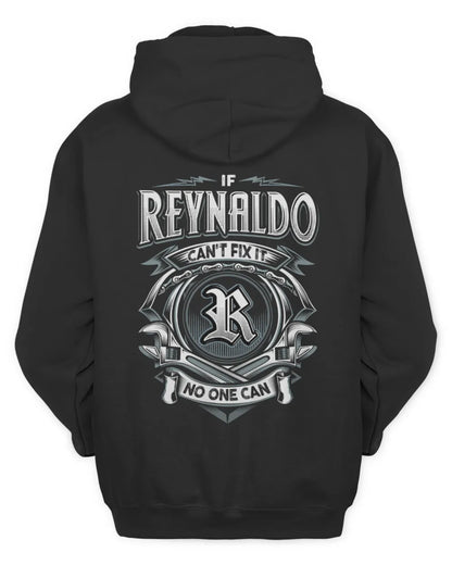 REYNALDO AP81-K4-626 - Personalized Ahmed Quote Apparel “If Ahmed Can't Fix It, No One Can” - Unisex Hoodie - Black