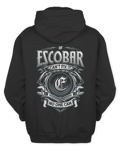 ESCOBAR AP81-K4-626 - Personalized Ahmed Quote Apparel “If Ahmed Can't Fix It, No One Can” - Unisex Hoodie - Black