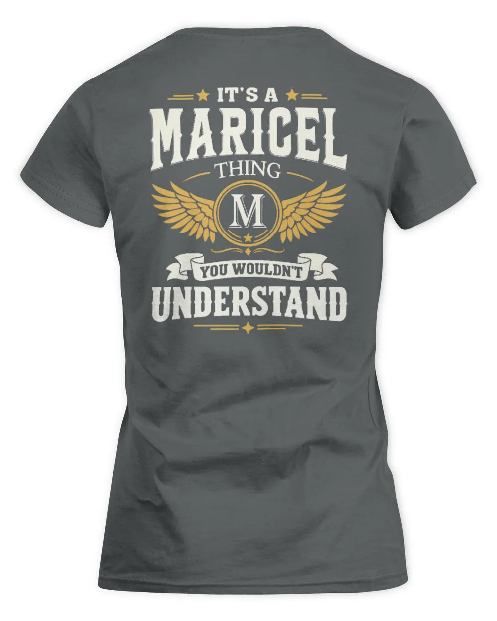 MARICEL KT06-M008 It’s a [NAME] Thing – You Wouldn’t Understand | Personalized Vintage T-Shirt - Women's Standard T-Shirt - Charcoal