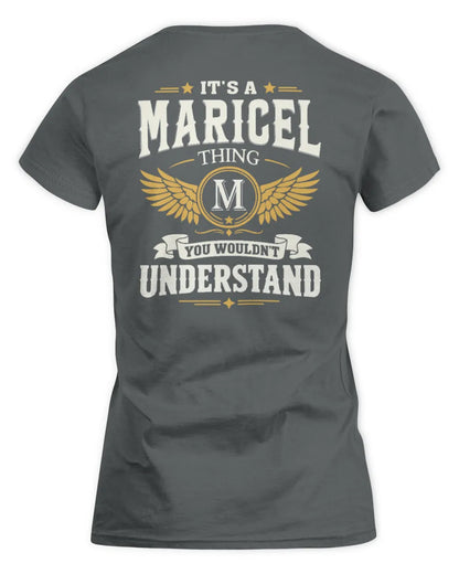 MARICEL KT06-M008 It’s a [NAME] Thing – You Wouldn’t Understand | Personalized Vintage T-Shirt - Women's Standard T-Shirt - Charcoal