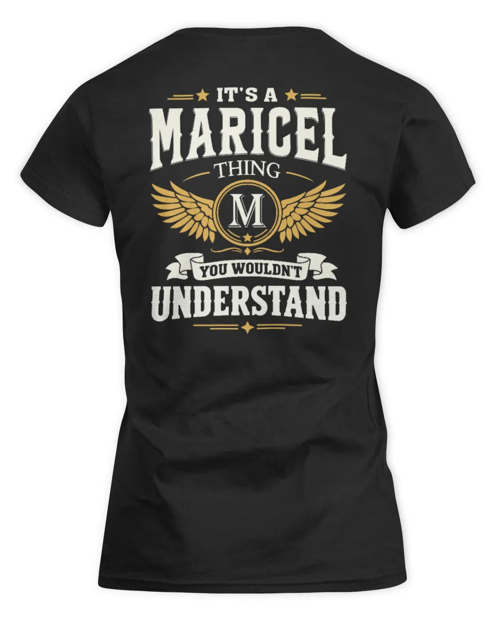 MARICEL KT06-M008 It’s a [NAME] Thing – You Wouldn’t Understand | Personalized Vintage T-Shirt - Women's Standard T-Shirt - Black