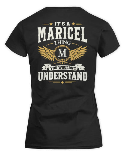 MARICEL KT06-M008 It’s a [NAME] Thing – You Wouldn’t Understand | Personalized Vintage T-Shirt - Women's Standard T-Shirt - Black
