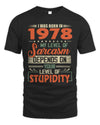 1978 TH05-K2 – Vintage Born to Be Sarcastic T-Shirt