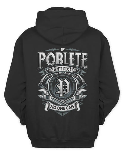 POBLETE AP81-K4-626 - Personalized Ahmed Quote Apparel “If Ahmed Can't Fix It, No One Can” - Unisex Hoodie - Black