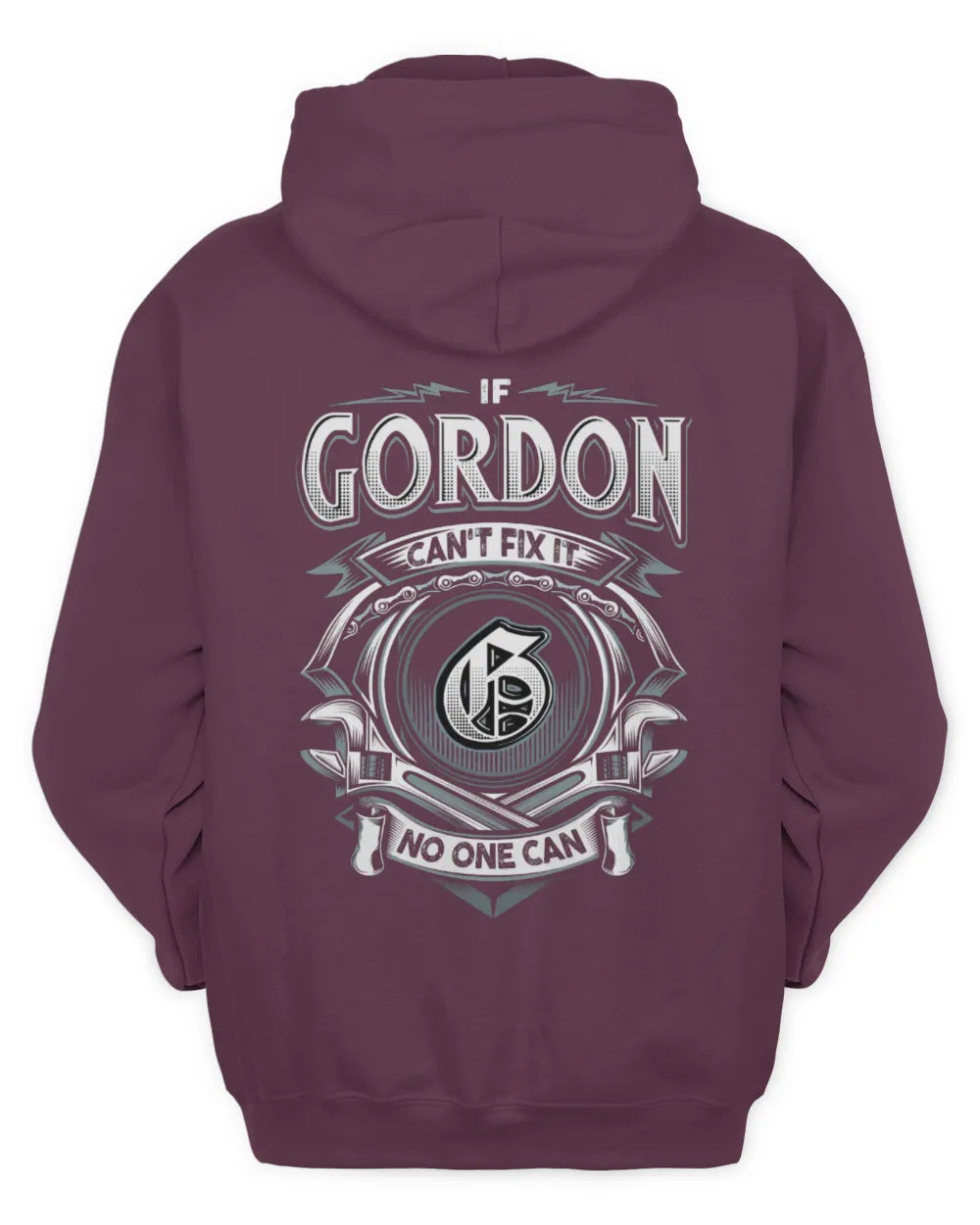 GORDON AP81-K4-626 - Personalized Ahmed Quote Apparel “If Ahmed Can't Fix It, No One Can” - Unisex Hoodie - Maroon
