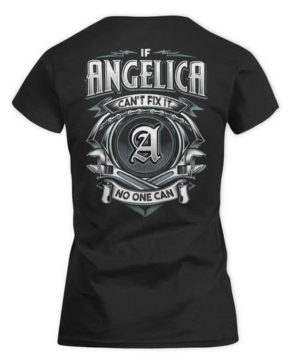 ANGELICA AP81-K4-626 - Personalized Ahmed Quote Apparel “If Ahmed Can't Fix It, No One Can” - Women's Standard T-Shirt - Black