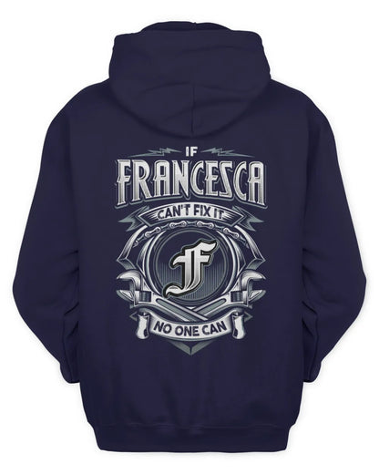 FRANCESCA AP81-K4-626 - Personalized Ahmed Quote Apparel “If Ahmed Can't Fix It, No One Can” - Unisex Hoodie - Navy
