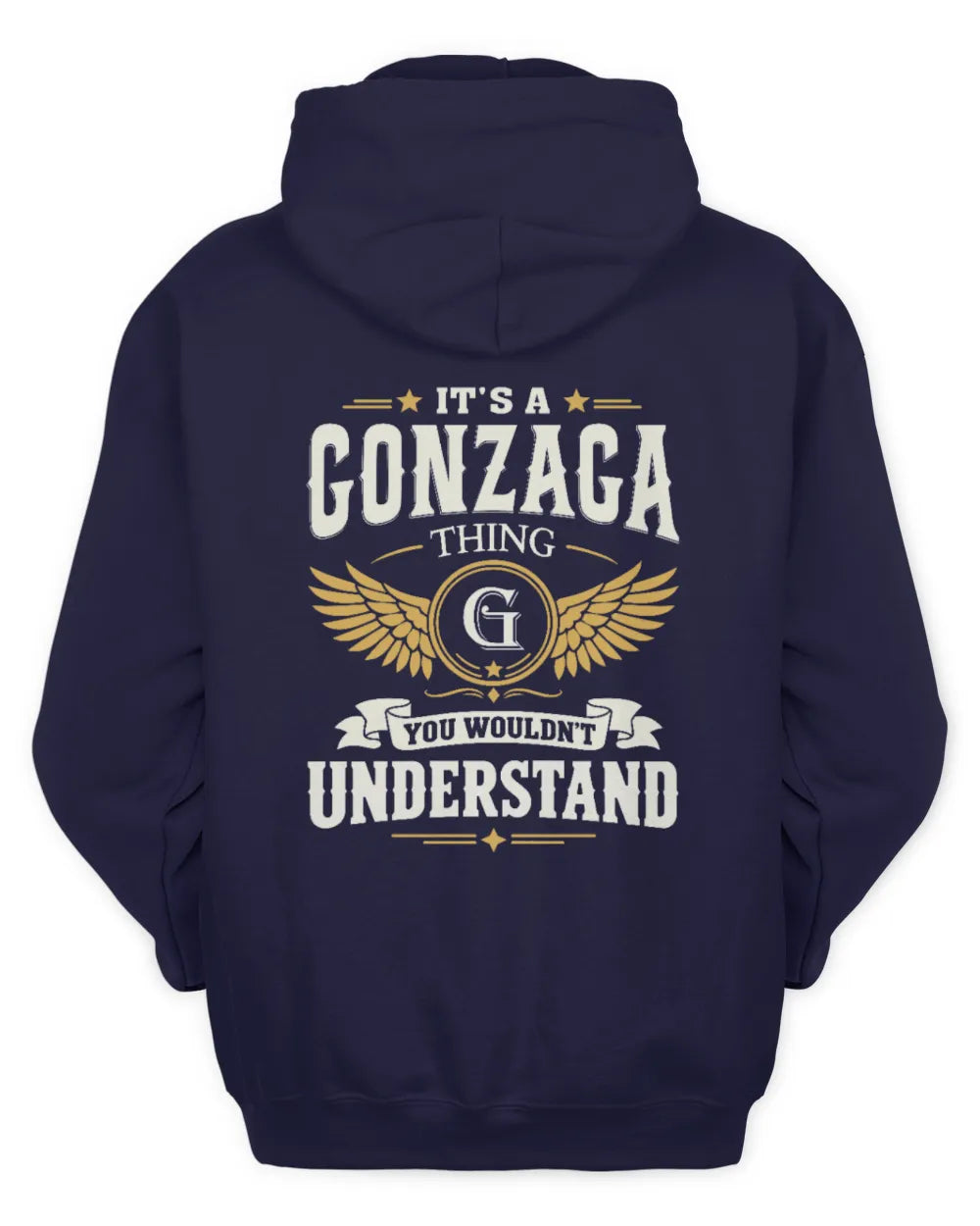 GONZAGA KT06-M008 It’s a [NAME] Thing – You Wouldn’t Understand | Personalized Vintage T-Shirt - Unisex Hoodie - Navy
