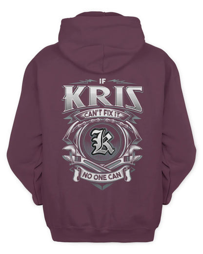 KRIS AP81-K4-626 - Personalized Ahmed Quote Apparel “If Ahmed Can't Fix It, No One Can” - Unisex Hoodie - Maroon