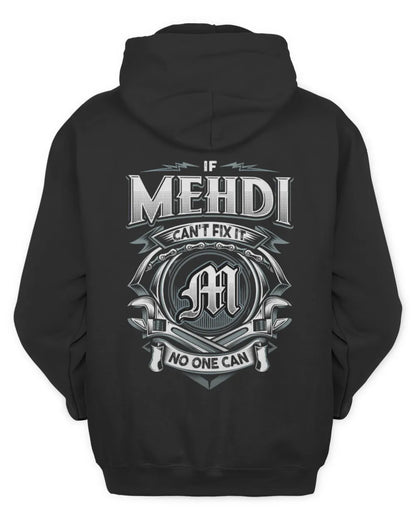 MEHDI AP81-K4-626 - Personalized Ahmed Quote Apparel “If Ahmed Can't Fix It, No One Can” - Unisex Hoodie - Black