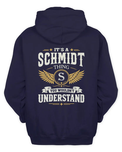 SCHMIDT KT06-M008 It’s a [NAME] Thing – You Wouldn’t Understand | Personalized Vintage T-Shirt - Unisex Hoodie - Navy