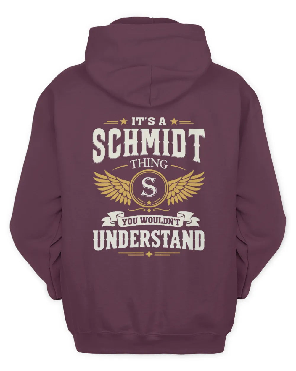 SCHMIDT KT06-M008 It’s a [NAME] Thing – You Wouldn’t Understand | Personalized Vintage T-Shirt - Unisex Hoodie - Maroon