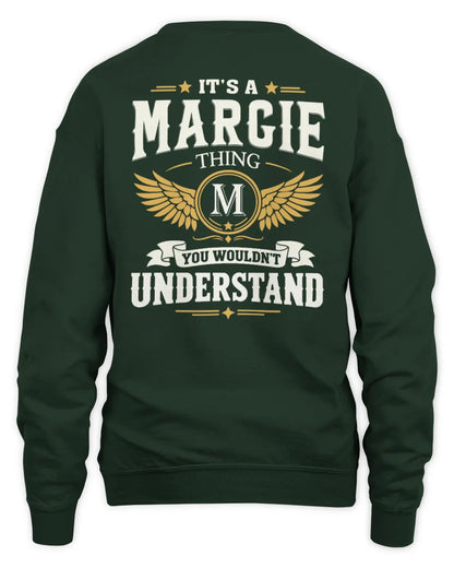 MARGIE KT06-M008 It’s a [NAME] Thing – You Wouldn’t Understand | Personalized Vintage T-Shirt - Unisex Sweatshirt - Forest Green